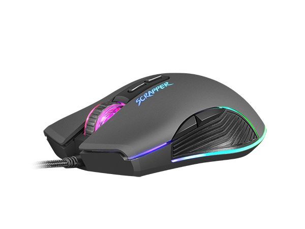 FURY Scrapper RGB Gaming Mouse Black