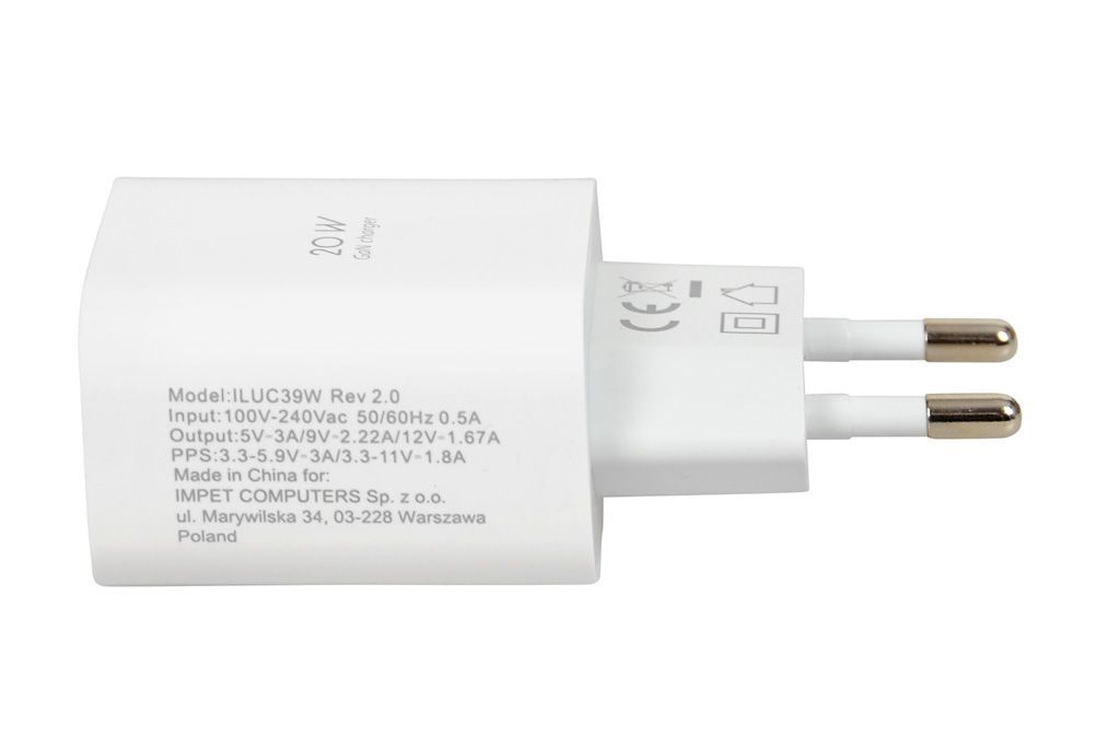 iBox C-39 20W Power Adapter White