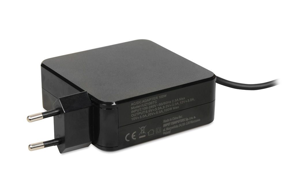 iBox IUZ100TC Laptop power supplies 100W Black