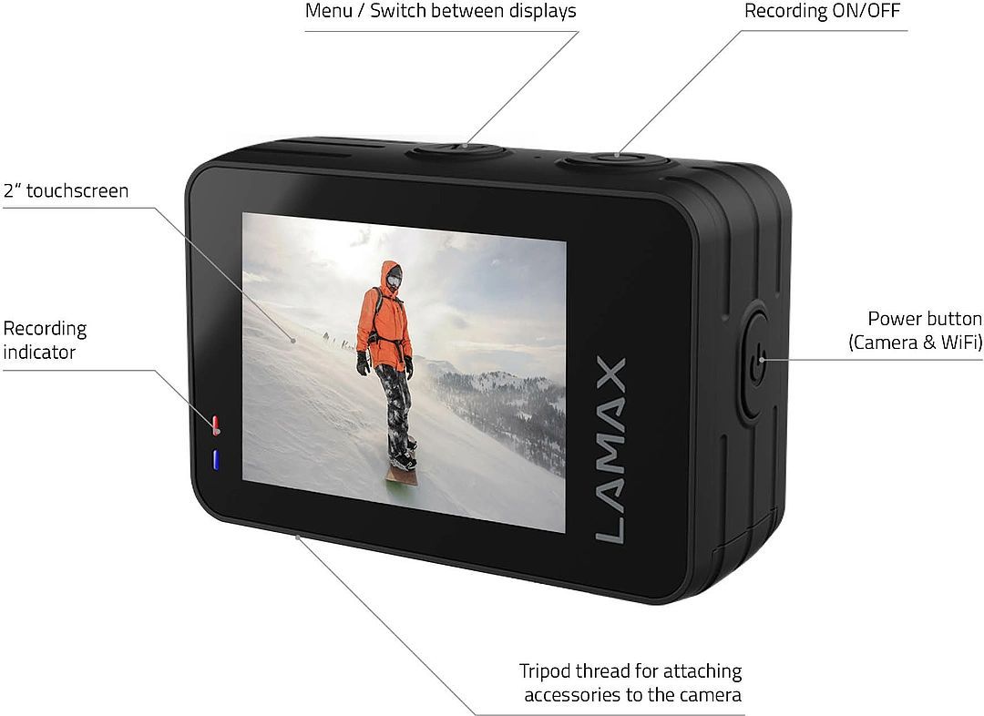 Lamax W7.1 Action camera Black