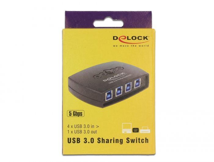 DeLock USB 3.0 Sharing Switch 4 – 1