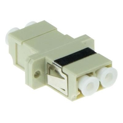 ACT Fiber optic LC duplex adapter multimode OM1/OM2 flange