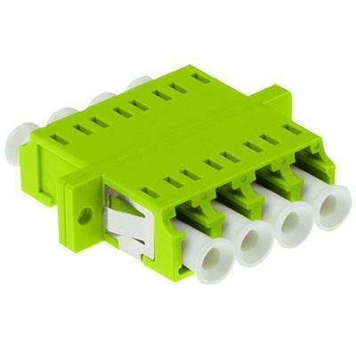 ACT Fiber optic LC quad adapter multimode OM5 flange