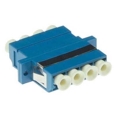 ACT Fiber optic LC-LC quad adapter singlemode OS2