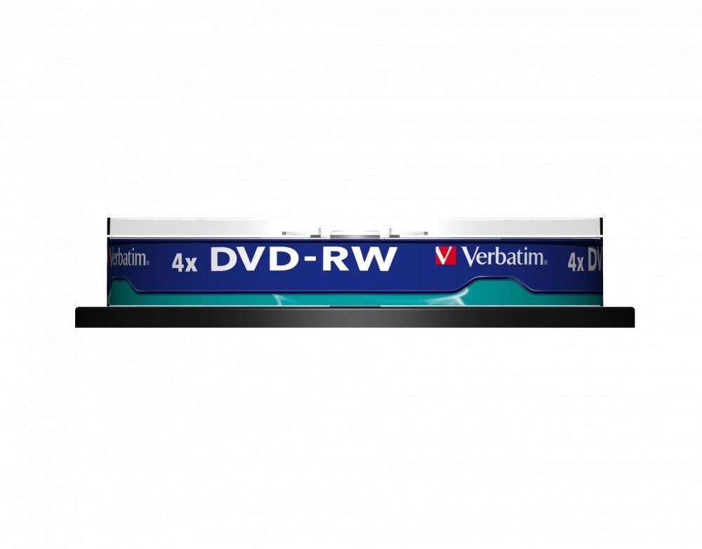 Verbatim DVD-RW 4,7Gb 4x Hengeres 10db/csomag (10-es címke)