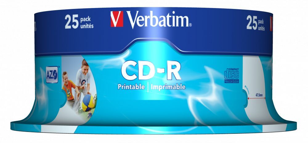 Verbatim CD-R 80 52x 25db/henger (25-ös címke)