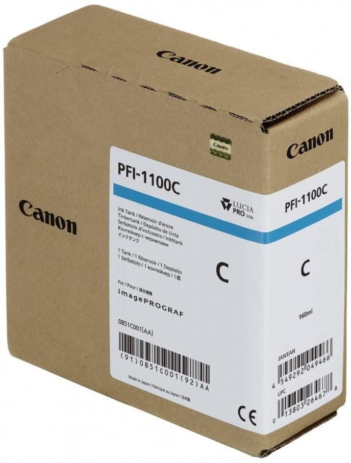 Canon PFI-1100 Cyan tintapatron