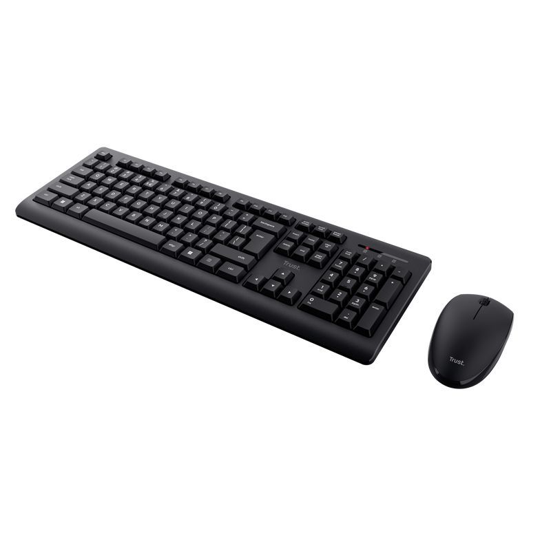 Trust Primo Wireless Keyboard Combo Black US