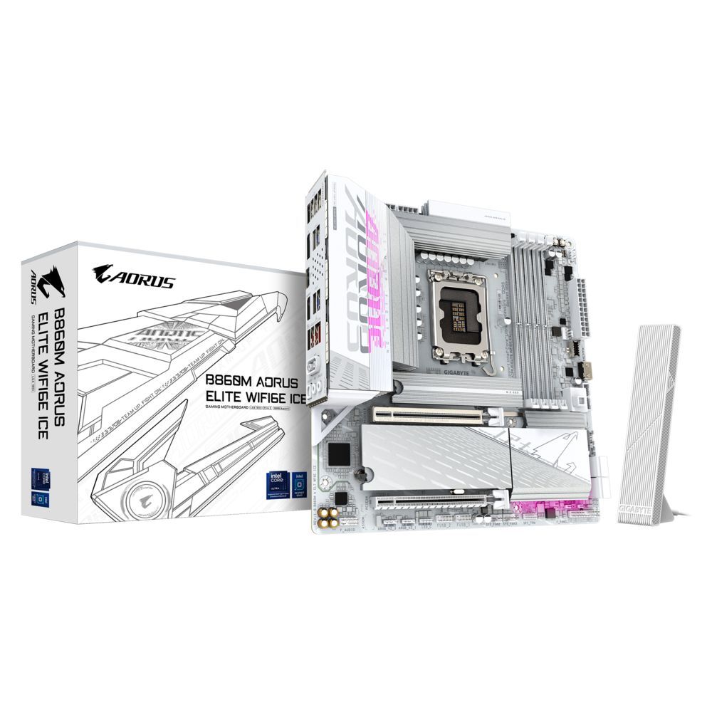 Gigabyte B860M AORUS ELITE WIFI6E ICE