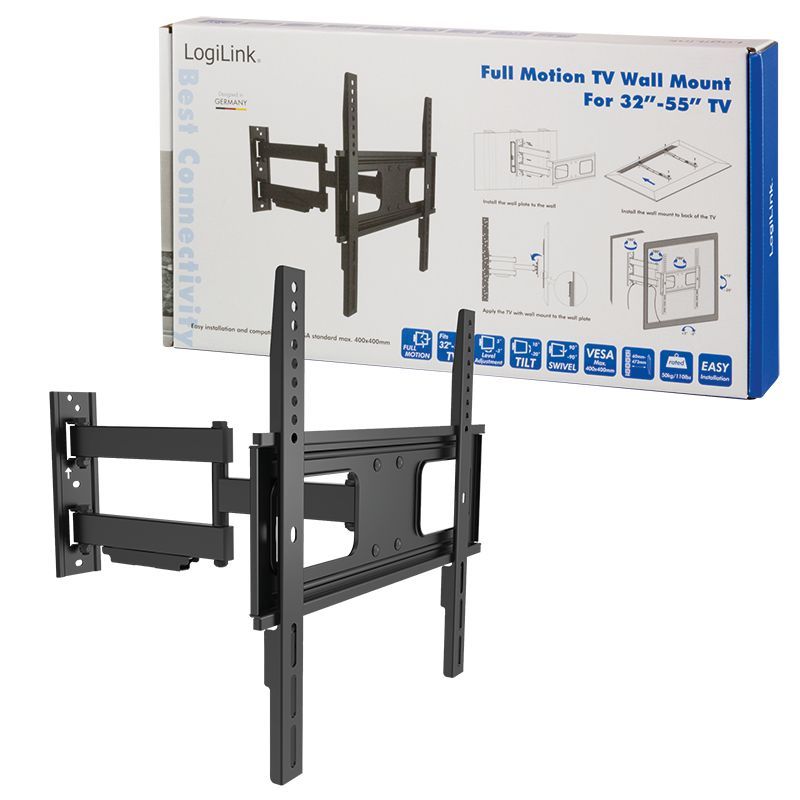 Logilink BP0014 32"-55" TV Wall Mount Tilt Black