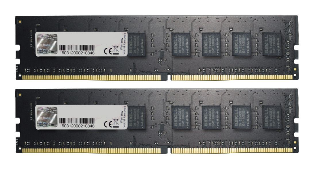 G.SKILL 16GB DDR4 2666MHz Kit(2x8GB) Value G.SKILL 16GB DDR4 2666MHz Kit(2x8GB) Value