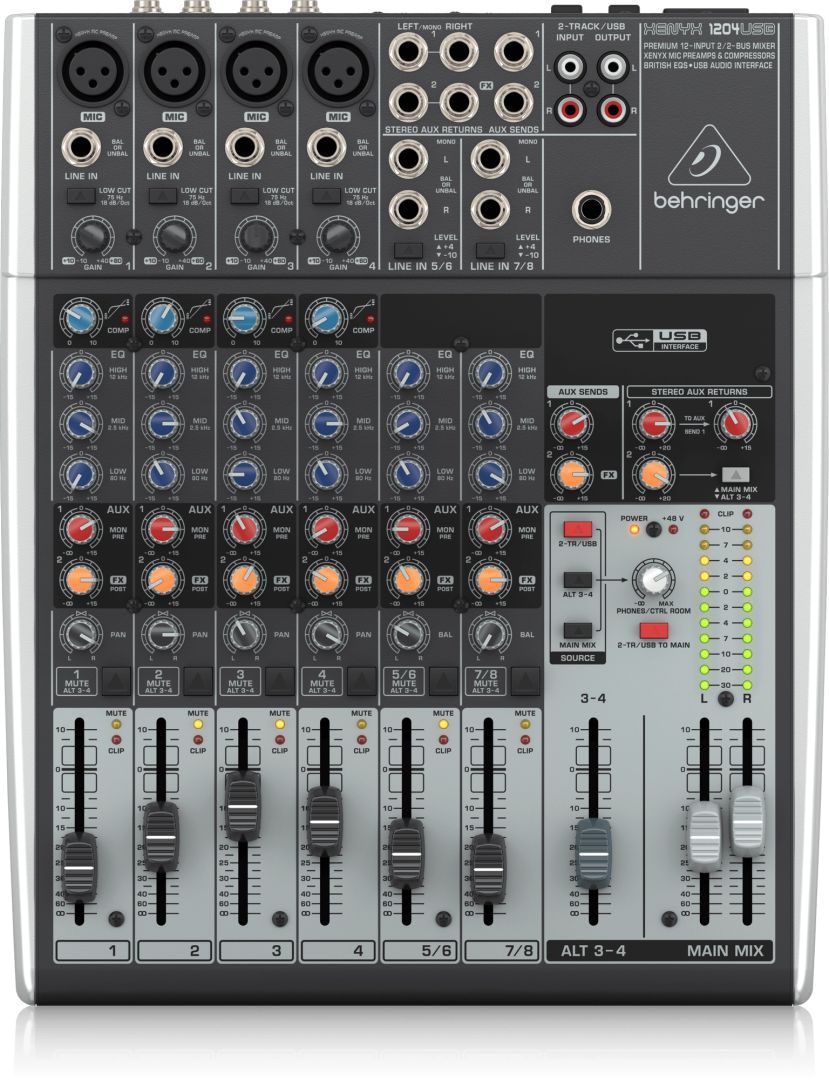 Behringer 1204USB Keverőpult Black