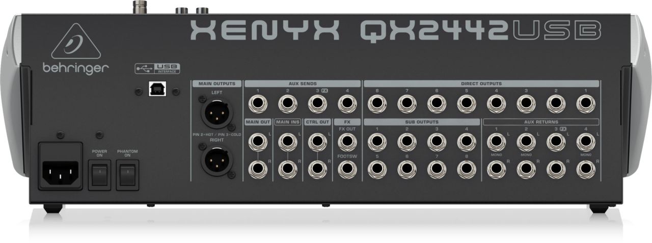 Behringer QX2442USB Keverőpult Black