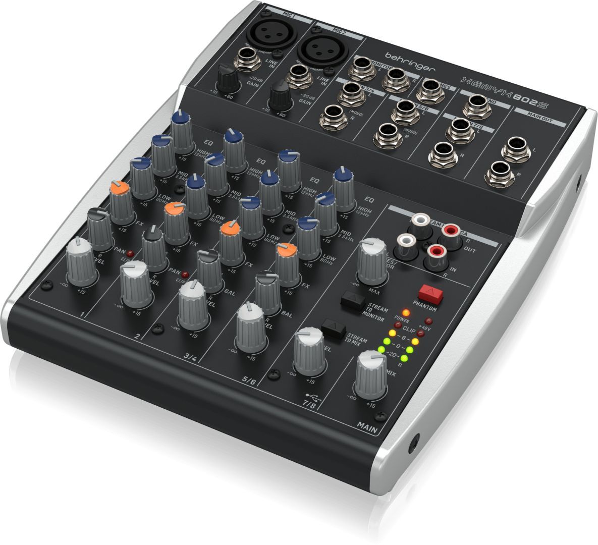 Behringer XENYX 802S Keverőpult Silver/Grey