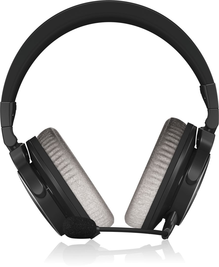 Behringer BH470U Premium Stereo Headset with Detachable Microphone and USB Cable Black/Grey