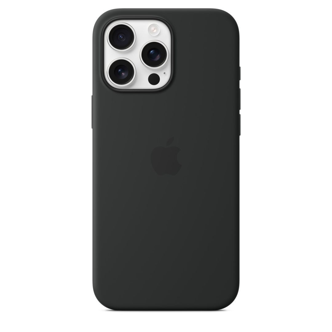 Apple iPhone 16 Pro Max Silicone Case with MagSafe Black