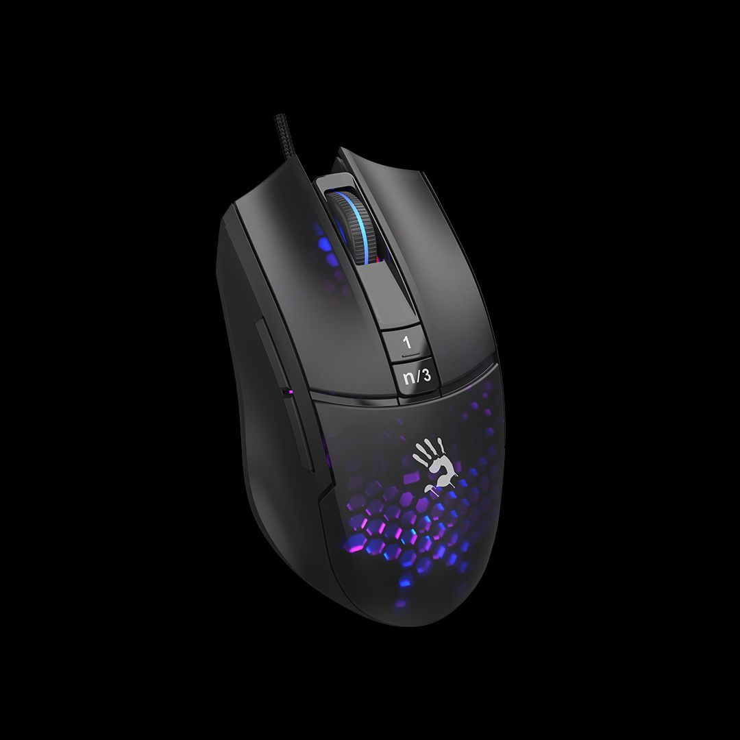 A4-Tech Bloody L65 Max RGB Gaming mouse Honeycomb Black