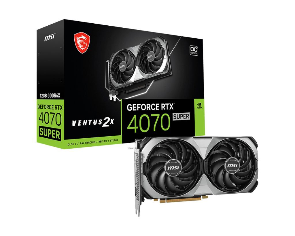 Msi RTX4070 SUPER 12G VENTUS 2X OC