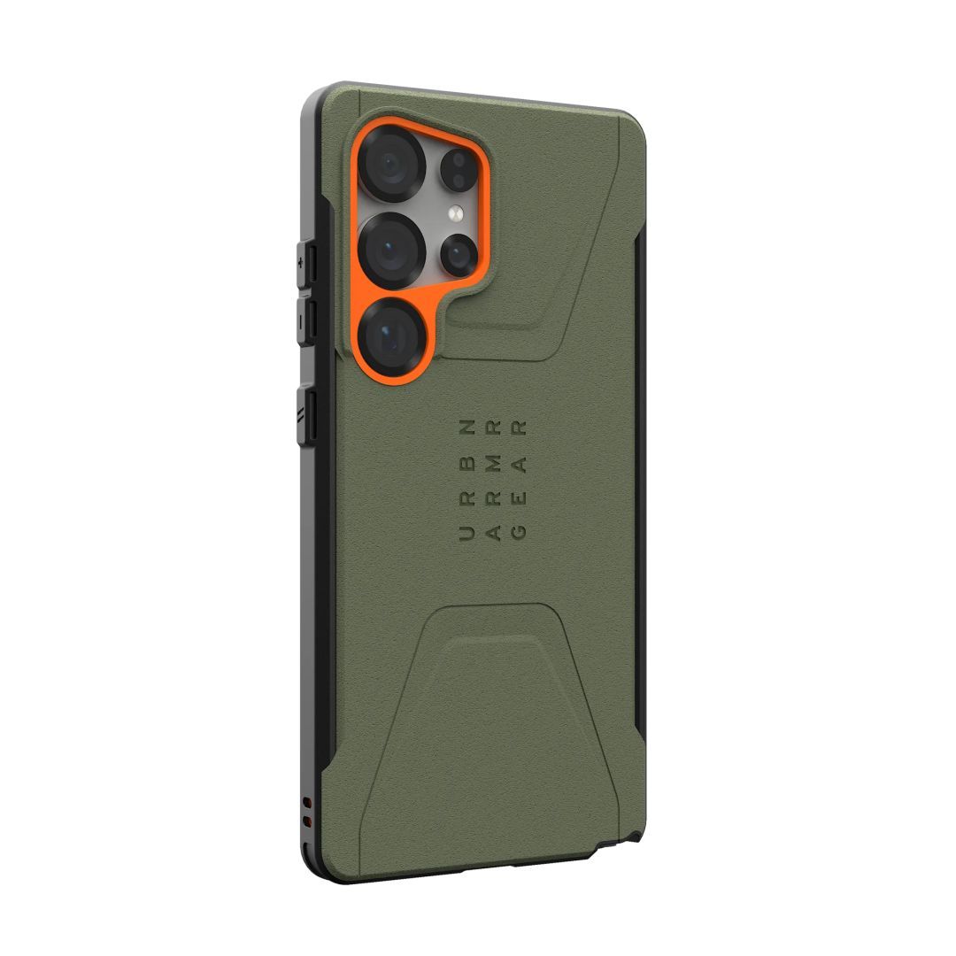 UAG Civilian Pro Samsung Galaxy S 2025 Ultra Olive Drab/Orange