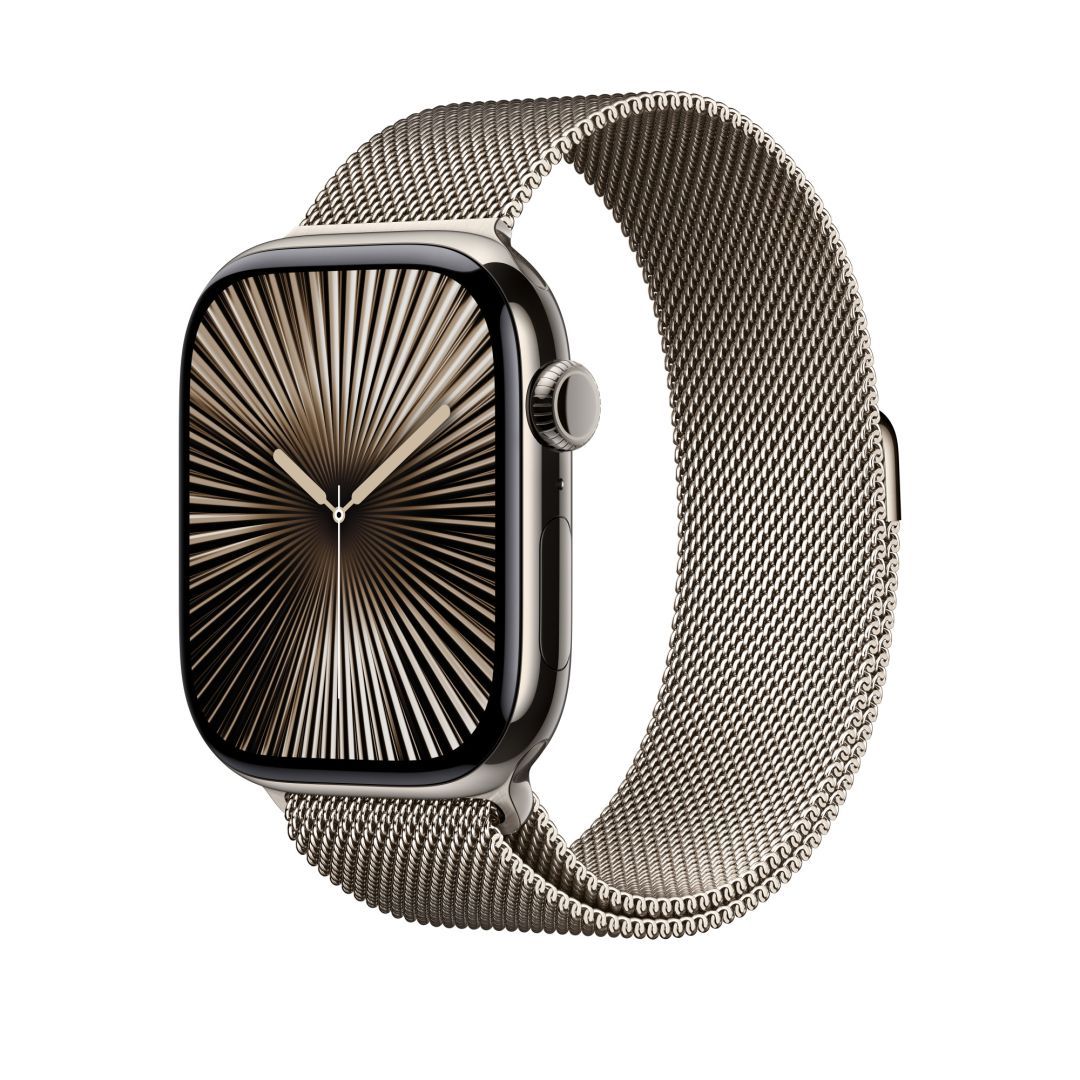 Apple Watch 46mm Milanese Loop Natural M/L