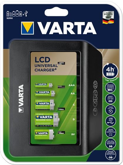 Varta LCD Universal Charger Black