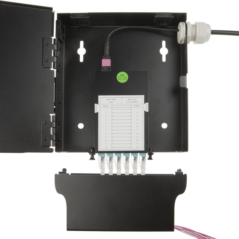 ACT Fiber patch box for Pre-terminated and MTP/MPO adapters 1 slot