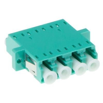 ACT Fiber optic LC quad adapter OM3