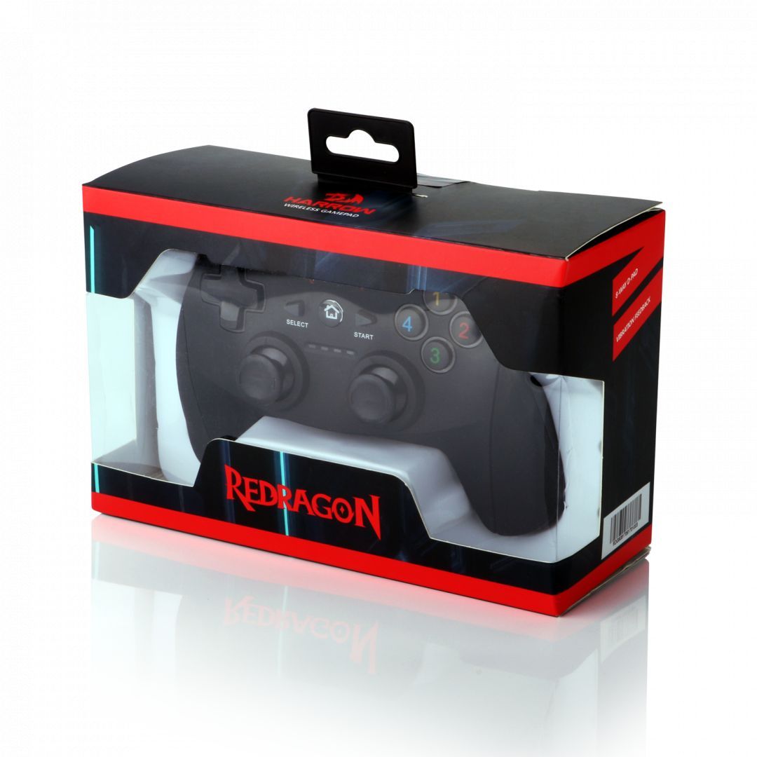 Redragon Harrow Wireless gamepad Black PC/PS3