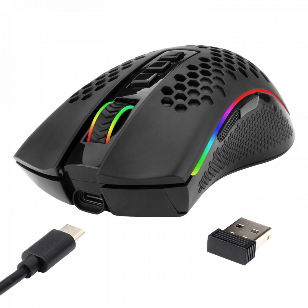 Redragon Storm PRO M808-KS Wireless RGB Gaming Mouse Black