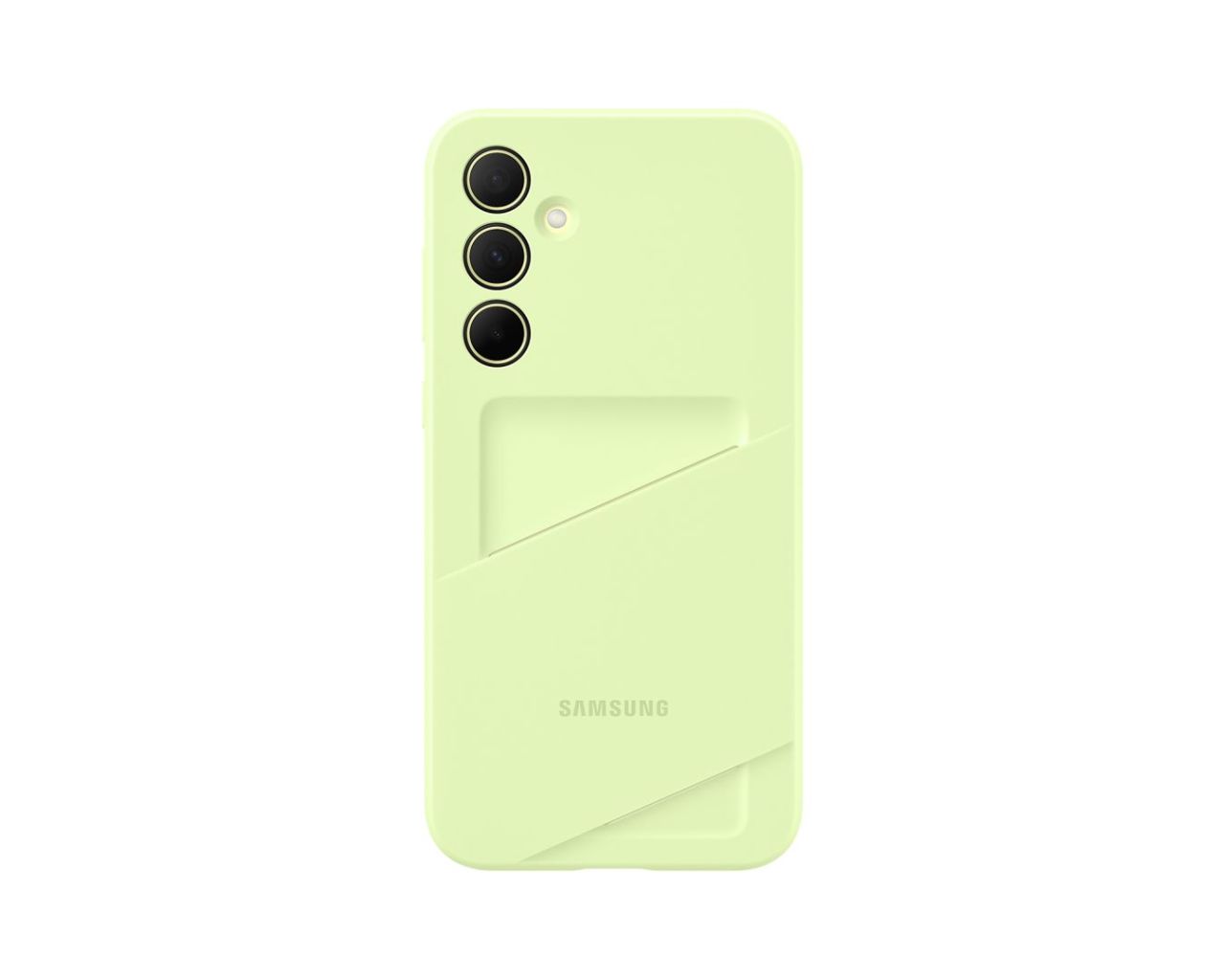 Samsung Galaxy A35 Card Slot Case Lime Samsung Galaxy A35 Card Slot Case Lime
