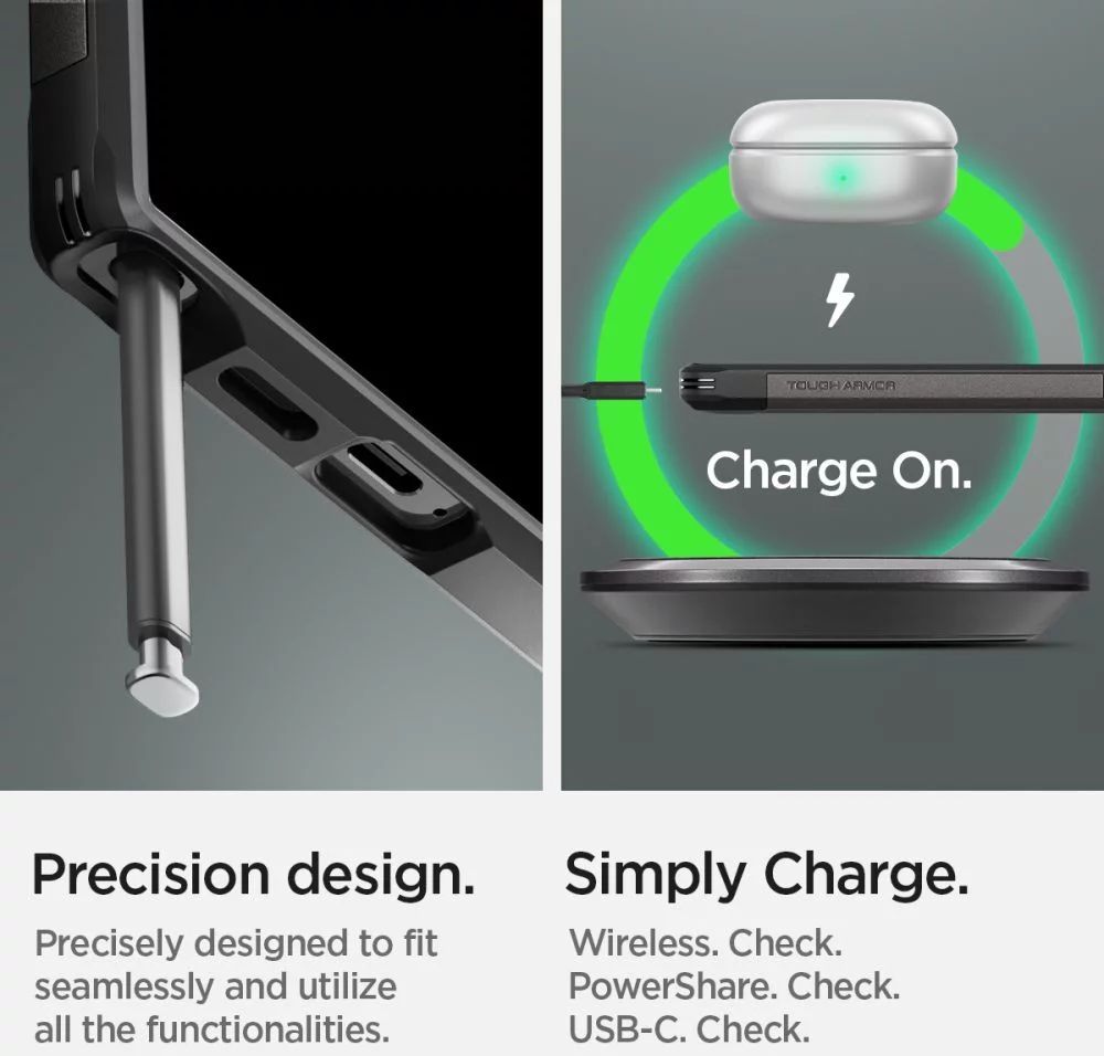 Spigen Tough Armor Samsung Galaxy S24 Ultra Gunmetal Spigen Tough Armor Samsung Galaxy S24 Ultra Gunmetal