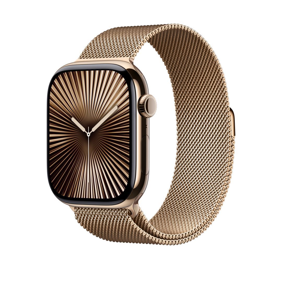 Apple Watch 46mm Milanese Loop Gold M/L