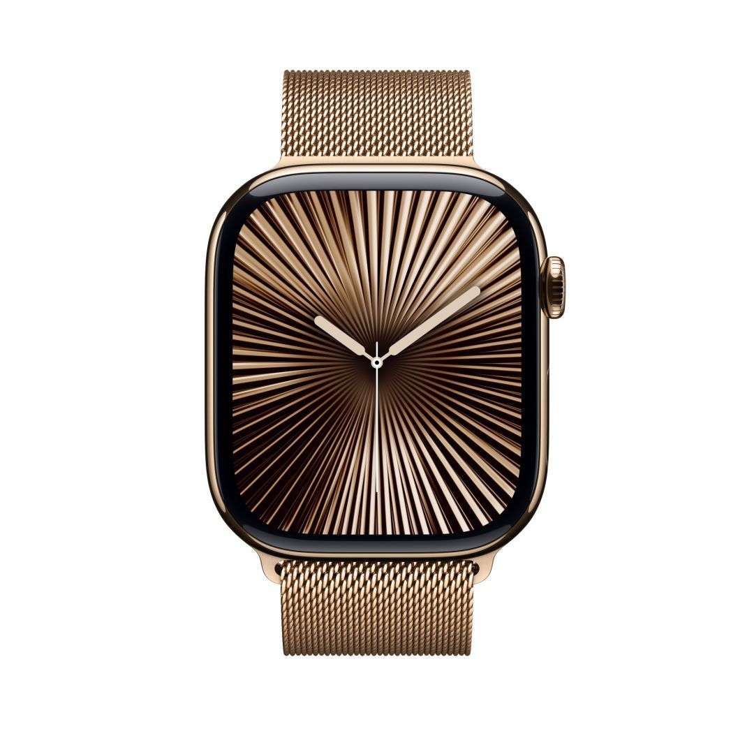 Apple Watch 46mm Milanese Loop Gold M/L