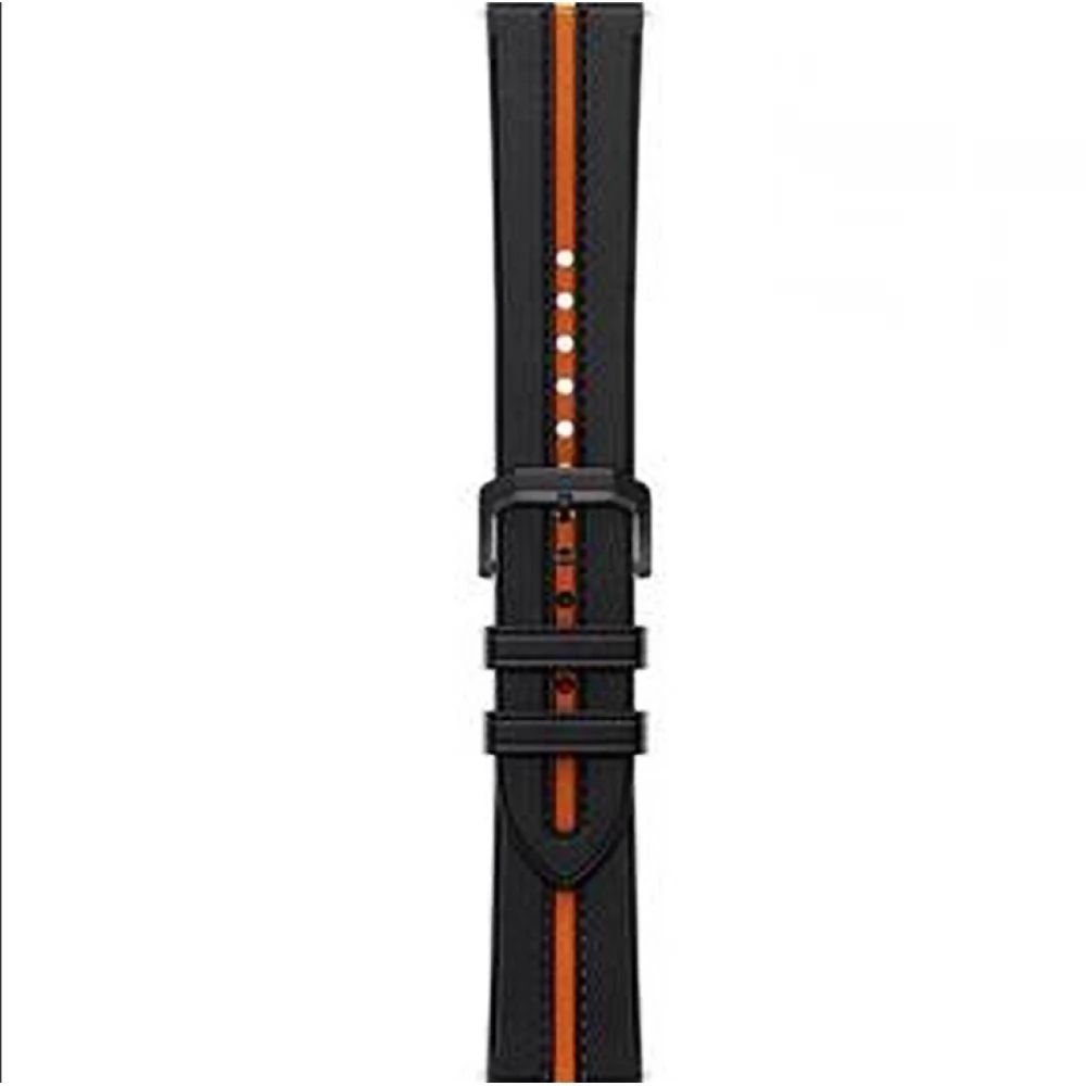 Xiaomi Watch Leather Strap Black/Orange