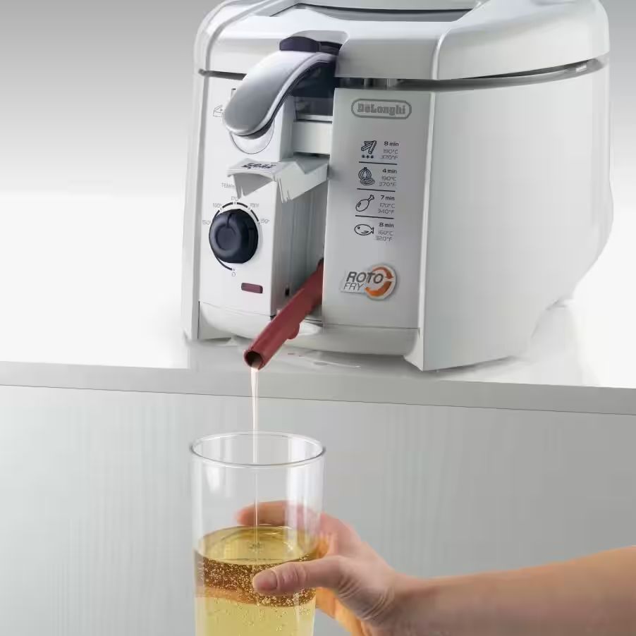 DeLonghi RotoFry F28311W1 Olajsütő White