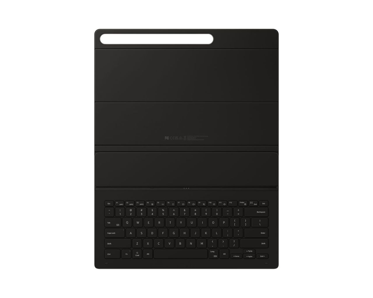 Samsung Galaxy Tab S9 Ultra Book Cover Keyboard Slim Black