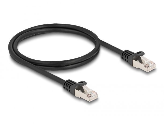 DeLock F-UTP Patch Cable 1m Black