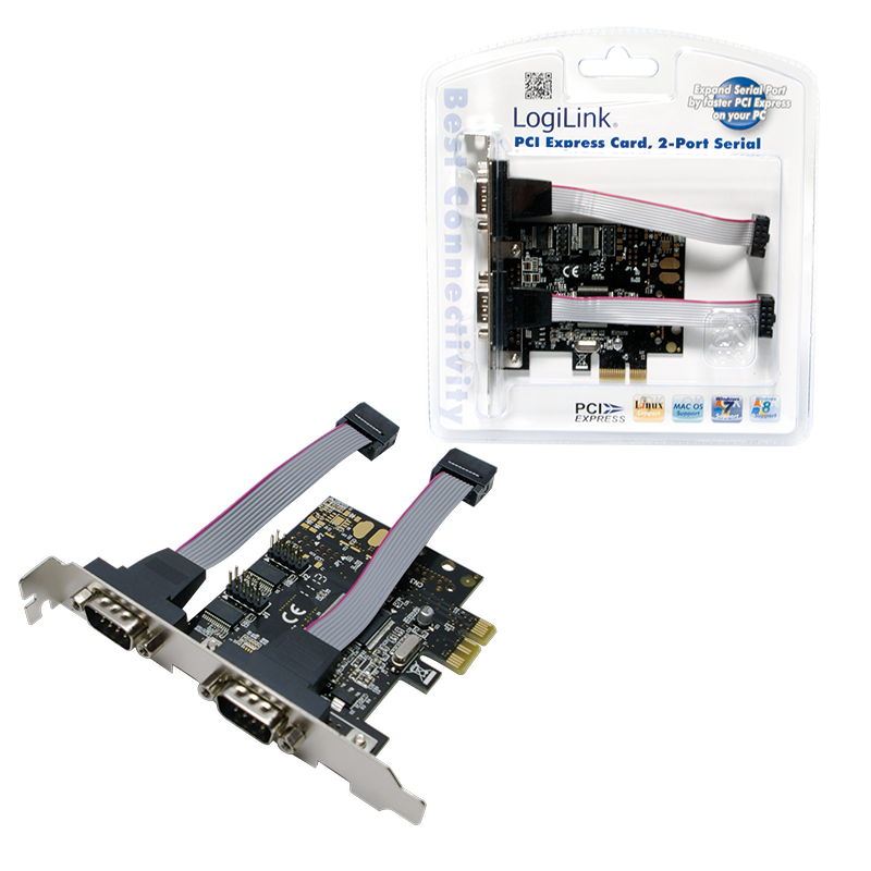 Logilink PC0031 PCI Express Card - 2xSoros