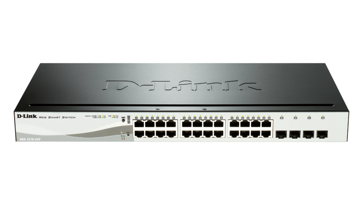 D-Link DGS-1210-24P 24 Port Gigabit Smart Switch