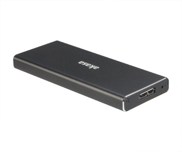 Akasa USB 3.1 Gen1 aluminium enclosure for M.2 (NGFF) SSD