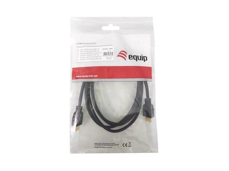 EQuip HDMI to HDMI cable 10m Black