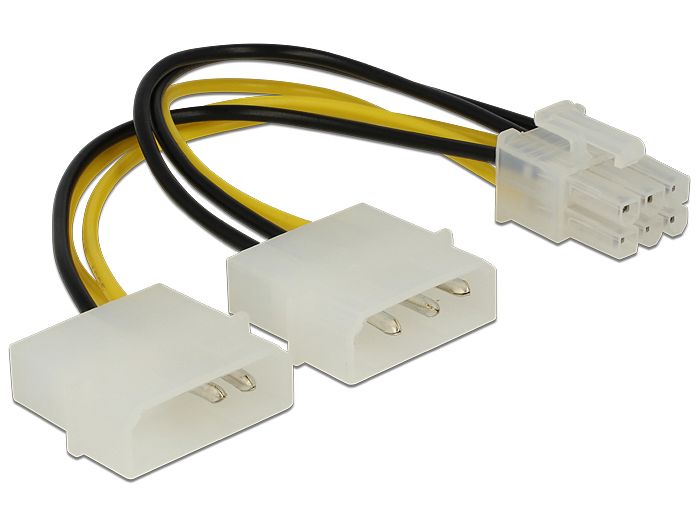 DeLock Power cable for PCI Express Card 15cm