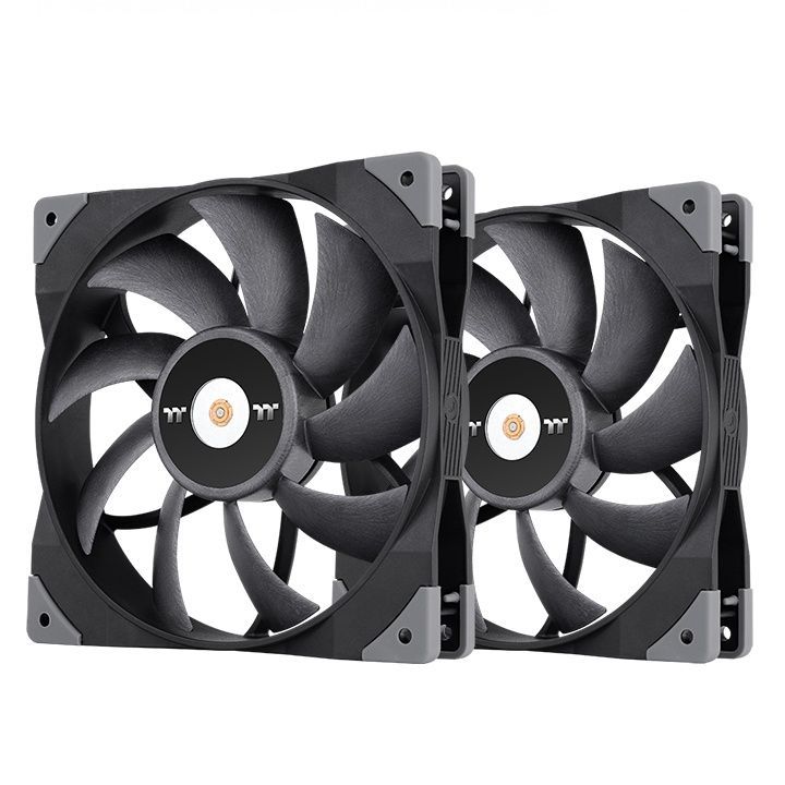 Thermaltake ToughFan 14 High Static Pressure Radiator Fan (2 Fan Pack) Black