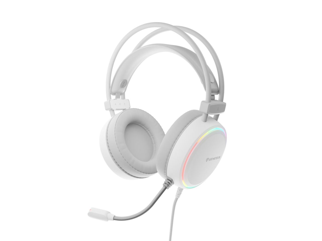 Genesis Neon 613 RGB Gaming Headset White