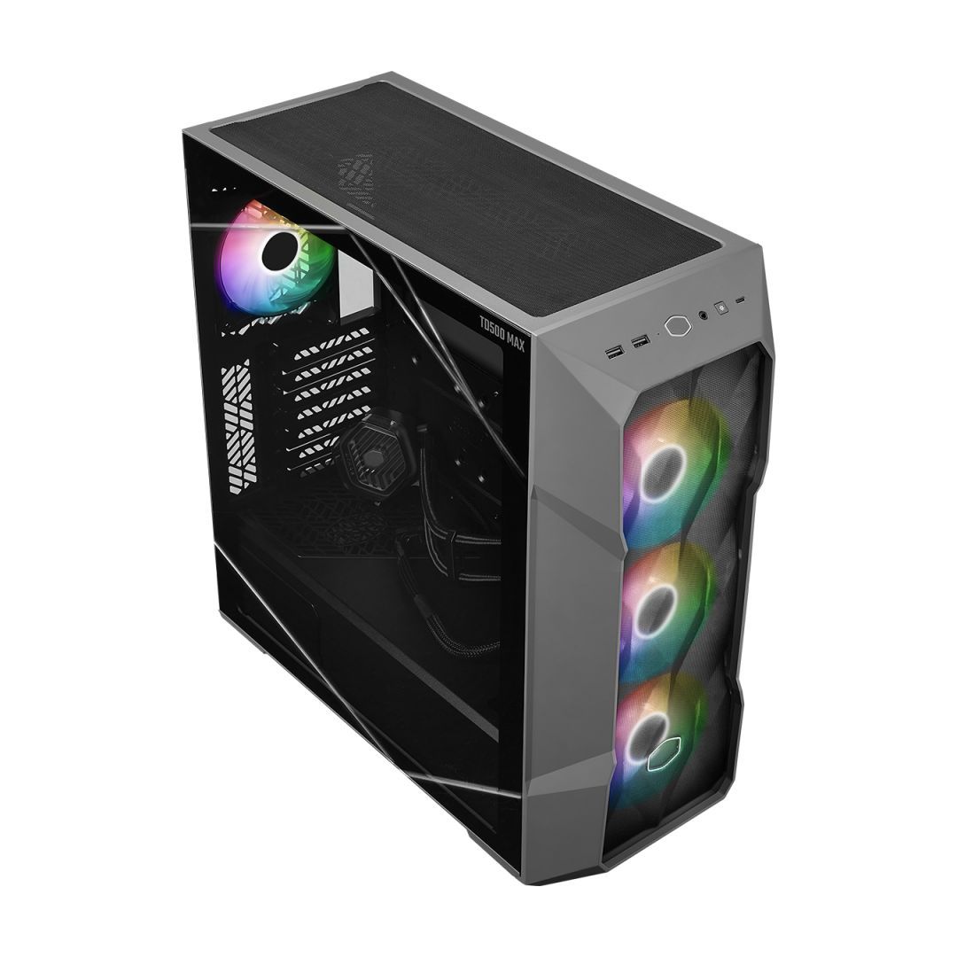 Cooler Master TD500 MAX RGB Tempered Glass Black