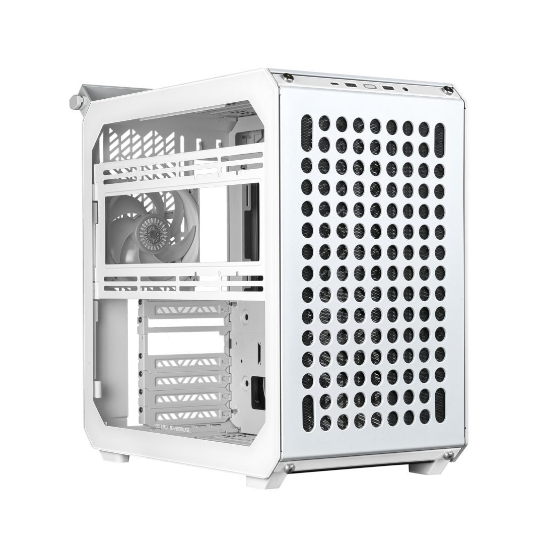 Cooler Master QUBE 500 Flatpack Tempered Glass White Edition