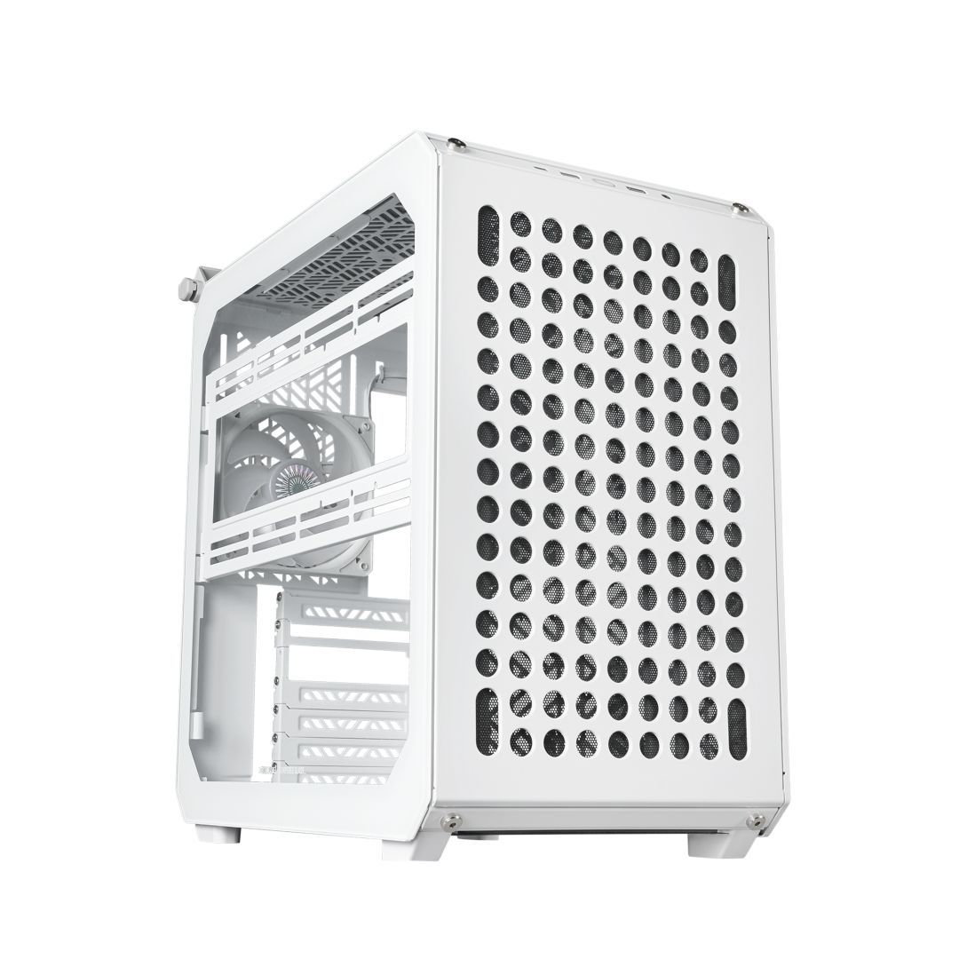 Cooler Master QUBE 500 Flatpack Tempered Glass White Edition