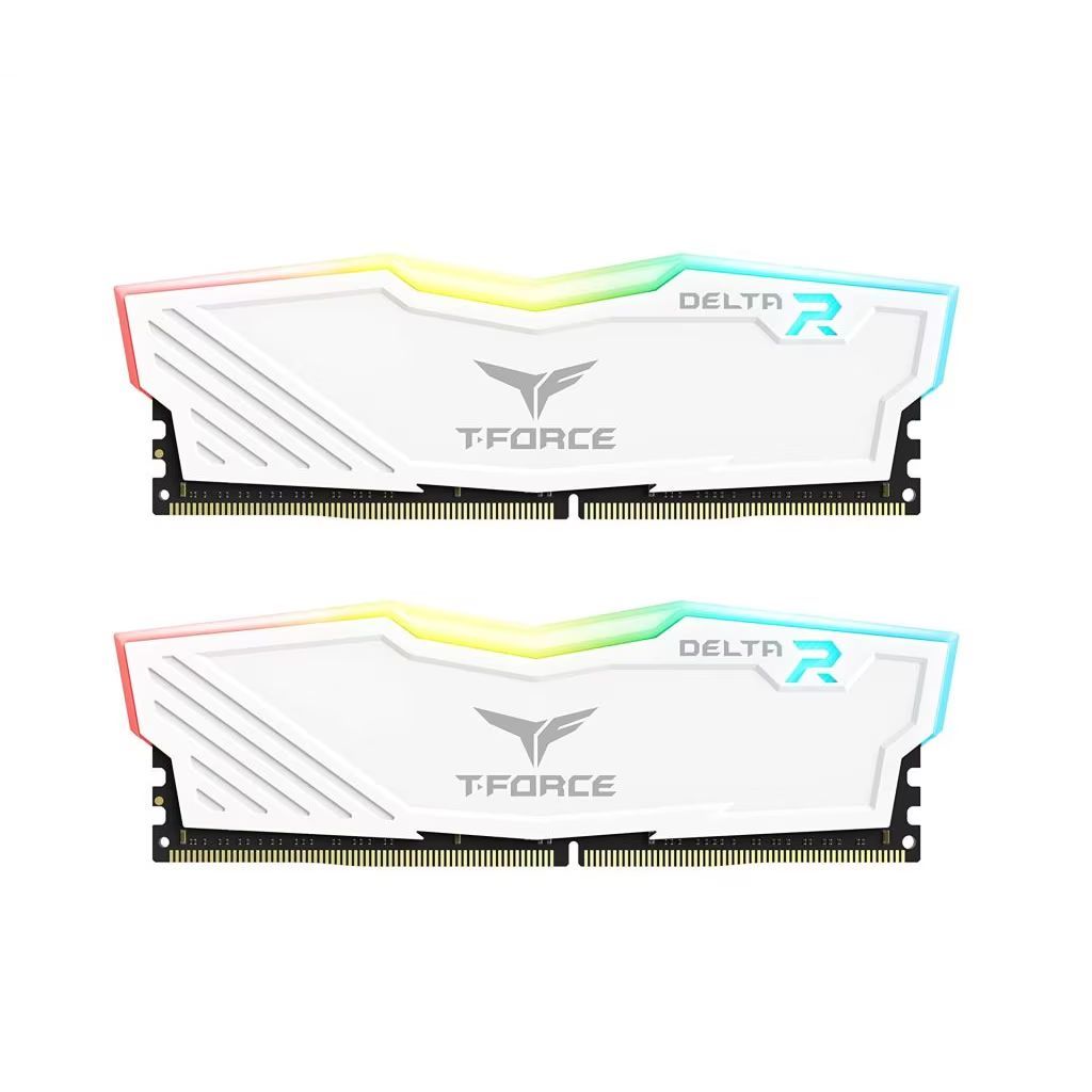 TeamGroup 16GB DDR4 3600MHz Kit(2x8GB) T-Force Delta RGB White