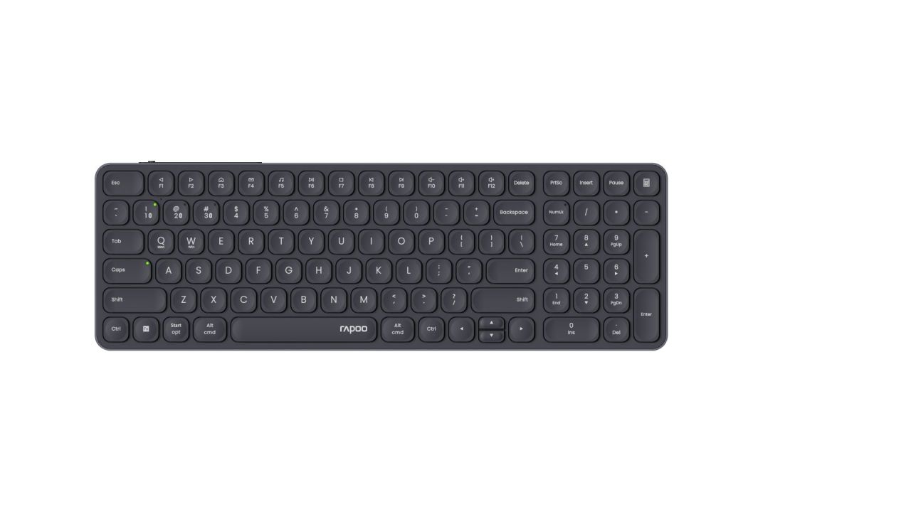 Rapoo E9710M Multi-mode Wireless Ultra-slim Keyboard Black HU