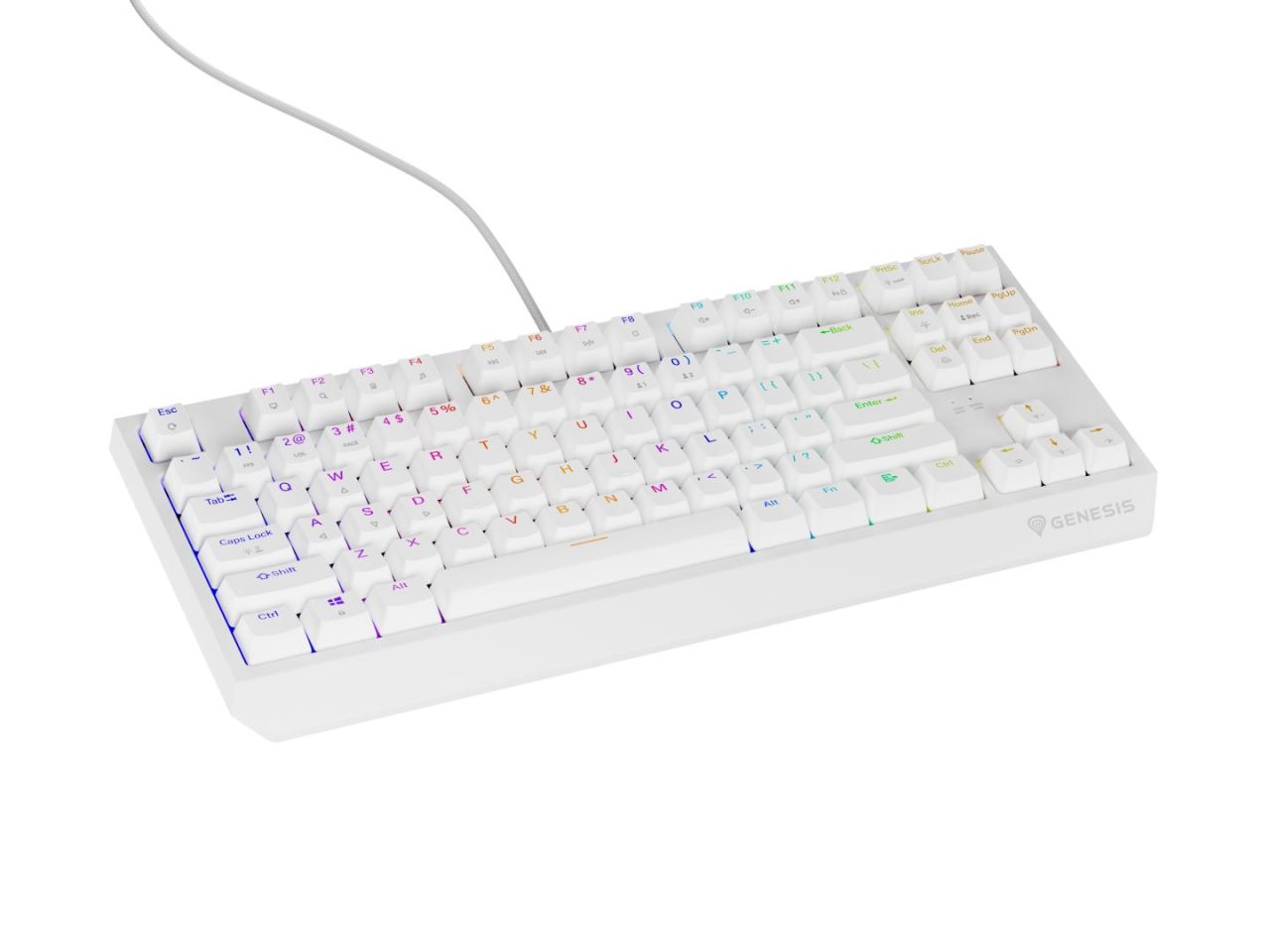 Genesis Thor 230 TKL RGB Mechanical Gaming Keyboard White US